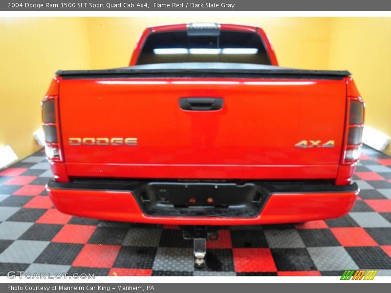 Flame Red / Dark Slate Gray 2004 Dodge Ram 1500 SLT Sport Quad Cab 4x4