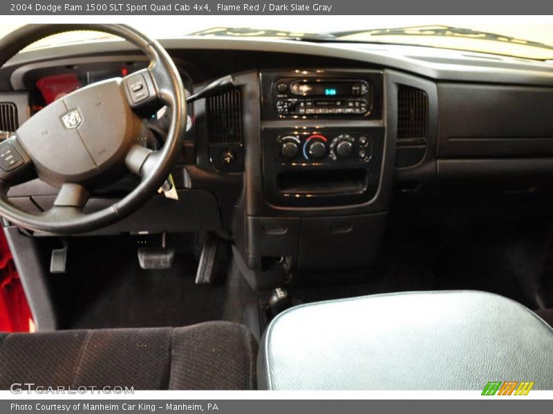 Flame Red / Dark Slate Gray 2004 Dodge Ram 1500 SLT Sport Quad Cab 4x4