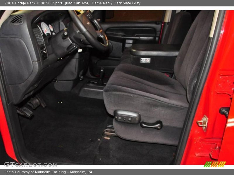 Flame Red / Dark Slate Gray 2004 Dodge Ram 1500 SLT Sport Quad Cab 4x4