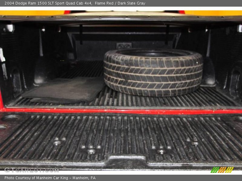 Flame Red / Dark Slate Gray 2004 Dodge Ram 1500 SLT Sport Quad Cab 4x4