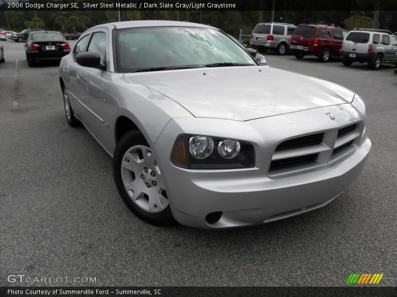 Silver Steel Metallic / Dark Slate Gray/Light Graystone 2006 Dodge Charger SE