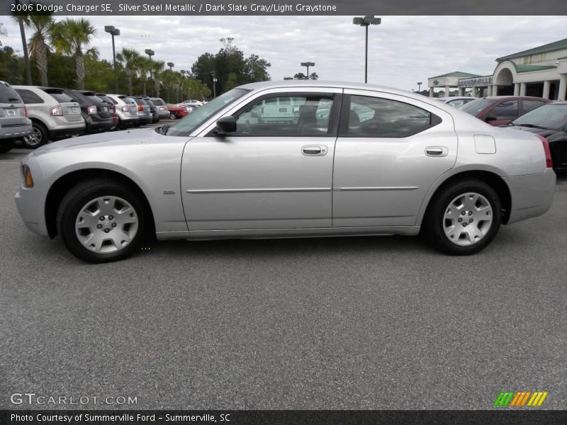Silver Steel Metallic / Dark Slate Gray/Light Graystone 2006 Dodge Charger SE