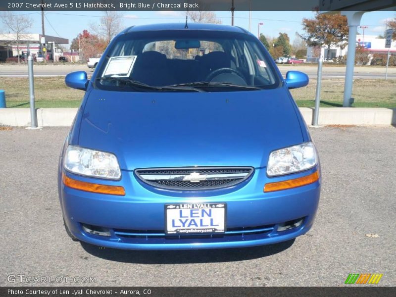 Bright Blue / Charcoal Black 2007 Chevrolet Aveo 5 LS Hatchback