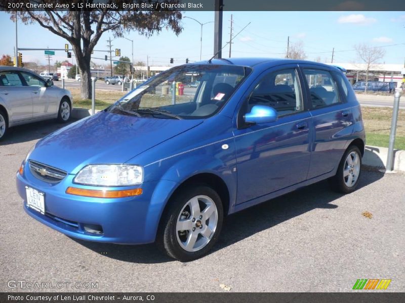 Bright Blue / Charcoal Black 2007 Chevrolet Aveo 5 LS Hatchback