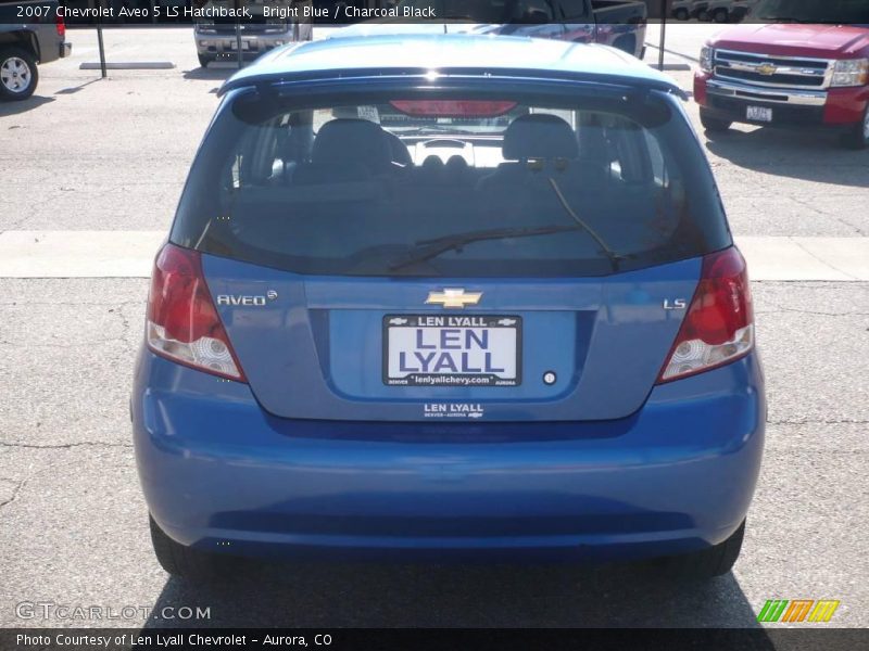 Bright Blue / Charcoal Black 2007 Chevrolet Aveo 5 LS Hatchback