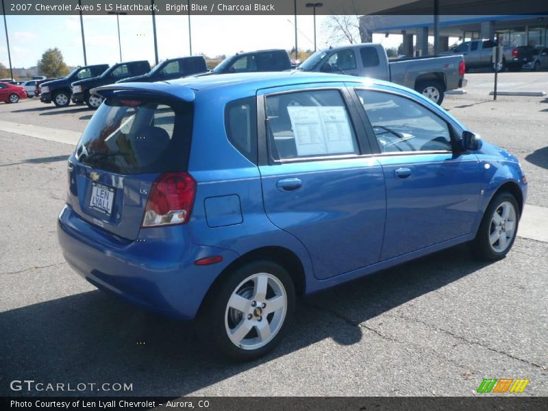 Bright Blue / Charcoal Black 2007 Chevrolet Aveo 5 LS Hatchback