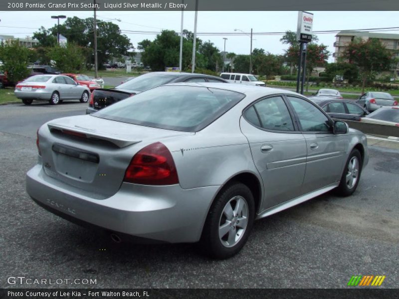 Liquid Silver Metallic / Ebony 2008 Pontiac Grand Prix Sedan