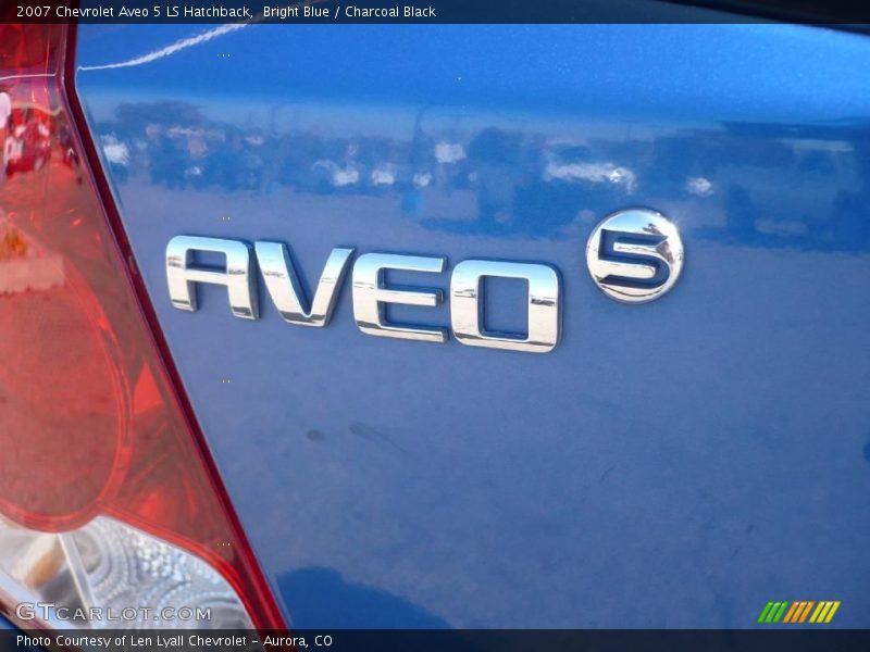 Bright Blue / Charcoal Black 2007 Chevrolet Aveo 5 LS Hatchback