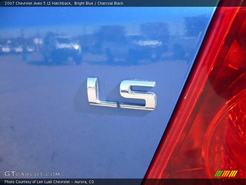 Bright Blue / Charcoal Black 2007 Chevrolet Aveo 5 LS Hatchback