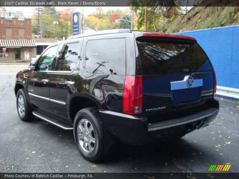 Black Raven / Ebony/Ebony 2007 Cadillac Escalade AWD