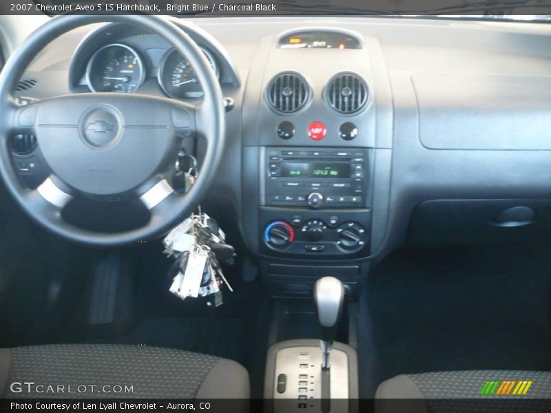 Bright Blue / Charcoal Black 2007 Chevrolet Aveo 5 LS Hatchback