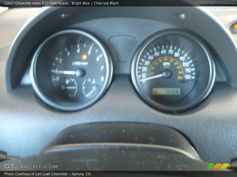 Bright Blue / Charcoal Black 2007 Chevrolet Aveo 5 LS Hatchback
