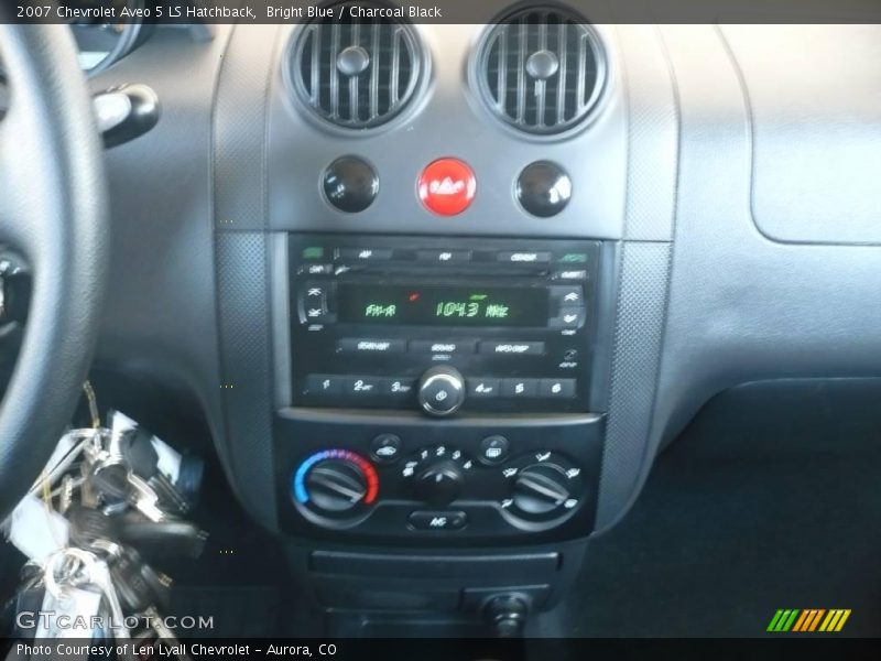 Bright Blue / Charcoal Black 2007 Chevrolet Aveo 5 LS Hatchback