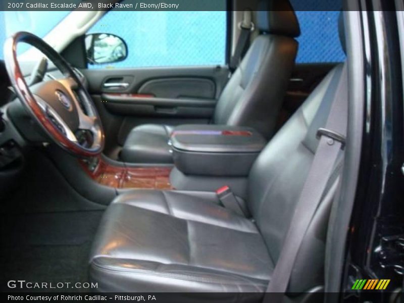 Black Raven / Ebony/Ebony 2007 Cadillac Escalade AWD