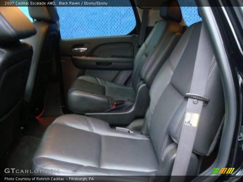 Black Raven / Ebony/Ebony 2007 Cadillac Escalade AWD