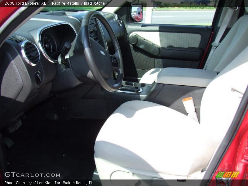 Redfire Metallic / Black/Stone 2008 Ford Explorer XLT