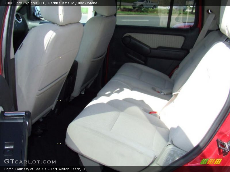 Redfire Metallic / Black/Stone 2008 Ford Explorer XLT