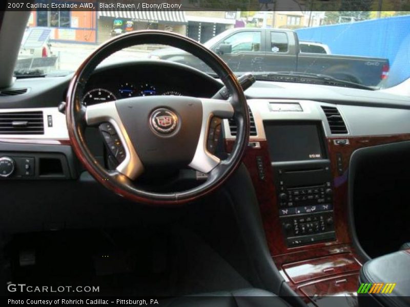 Black Raven / Ebony/Ebony 2007 Cadillac Escalade AWD