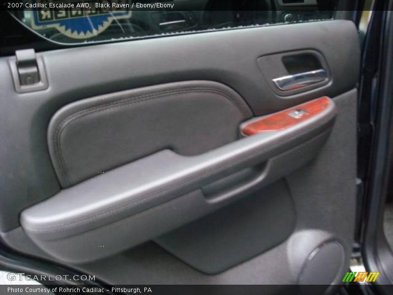 Black Raven / Ebony/Ebony 2007 Cadillac Escalade AWD