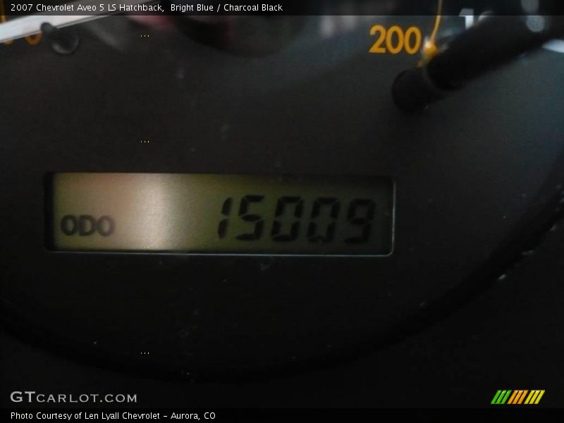 Bright Blue / Charcoal Black 2007 Chevrolet Aveo 5 LS Hatchback