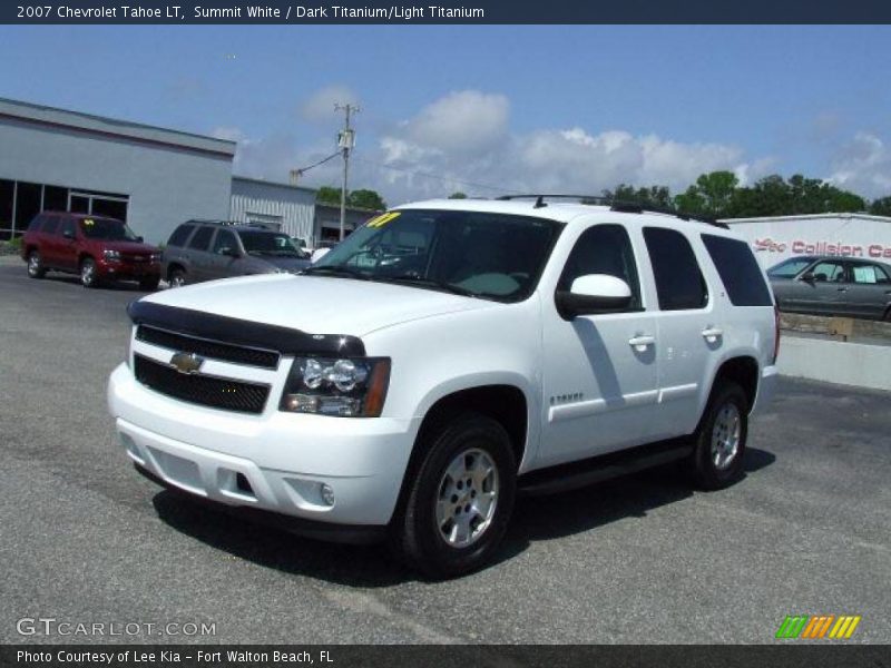 Summit White / Dark Titanium/Light Titanium 2007 Chevrolet Tahoe LT