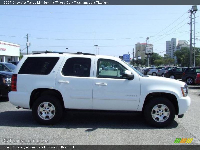 Summit White / Dark Titanium/Light Titanium 2007 Chevrolet Tahoe LT
