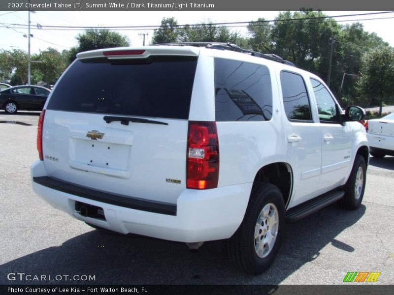 Summit White / Dark Titanium/Light Titanium 2007 Chevrolet Tahoe LT