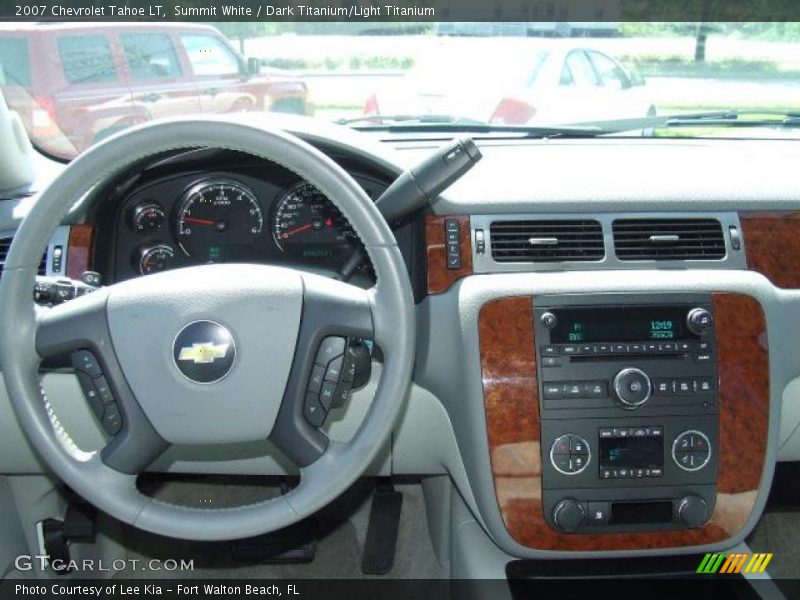Summit White / Dark Titanium/Light Titanium 2007 Chevrolet Tahoe LT