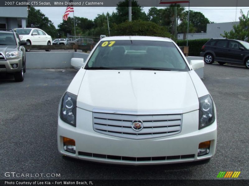 White Diamond / Cashmere 2007 Cadillac CTS Sedan