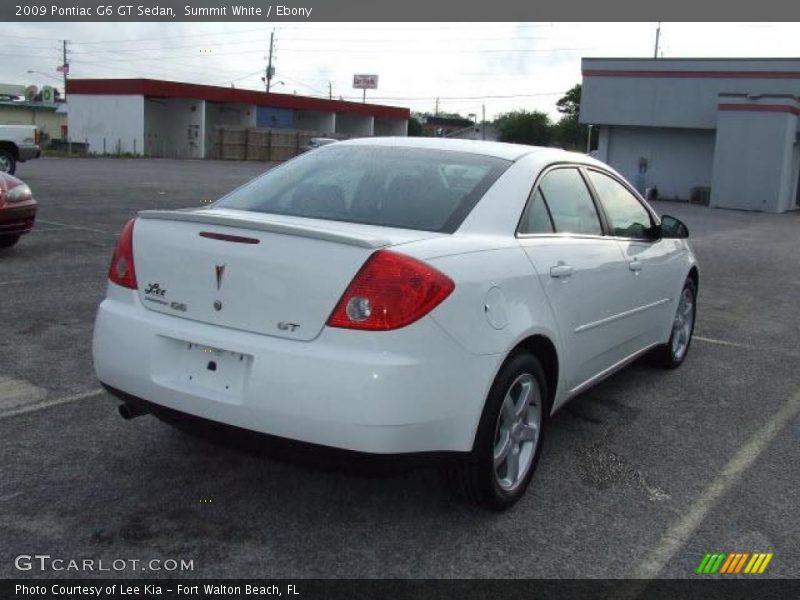 Summit White / Ebony 2009 Pontiac G6 GT Sedan