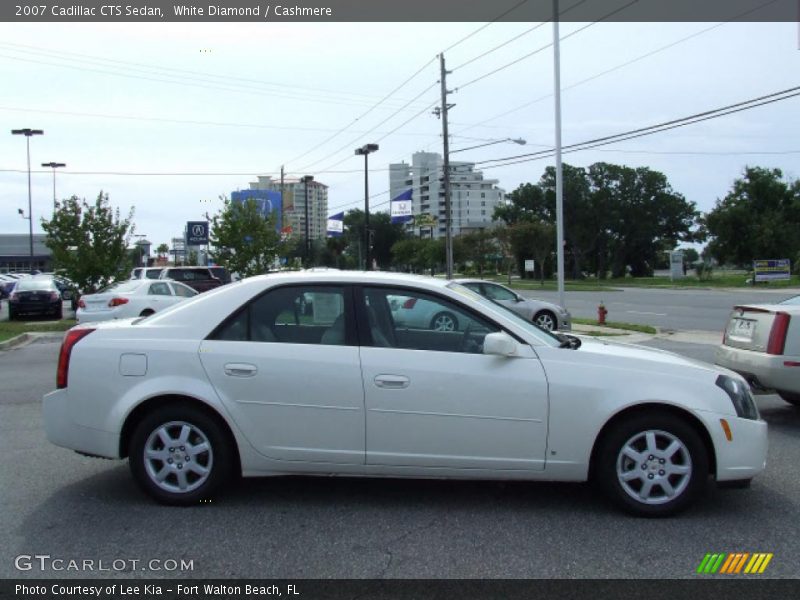 White Diamond / Cashmere 2007 Cadillac CTS Sedan