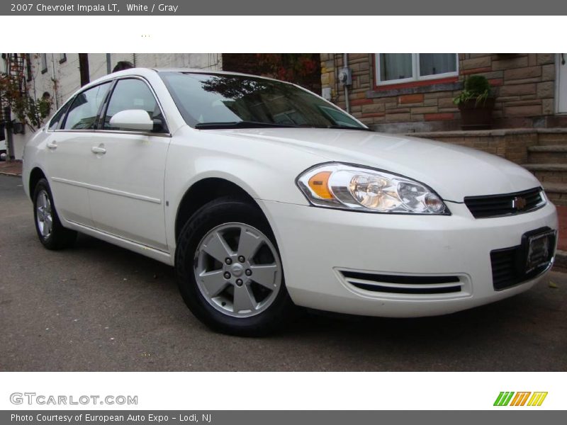White / Gray 2007 Chevrolet Impala LT