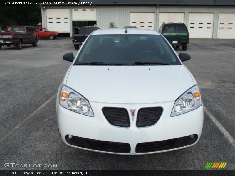 Summit White / Ebony 2009 Pontiac G6 GT Sedan