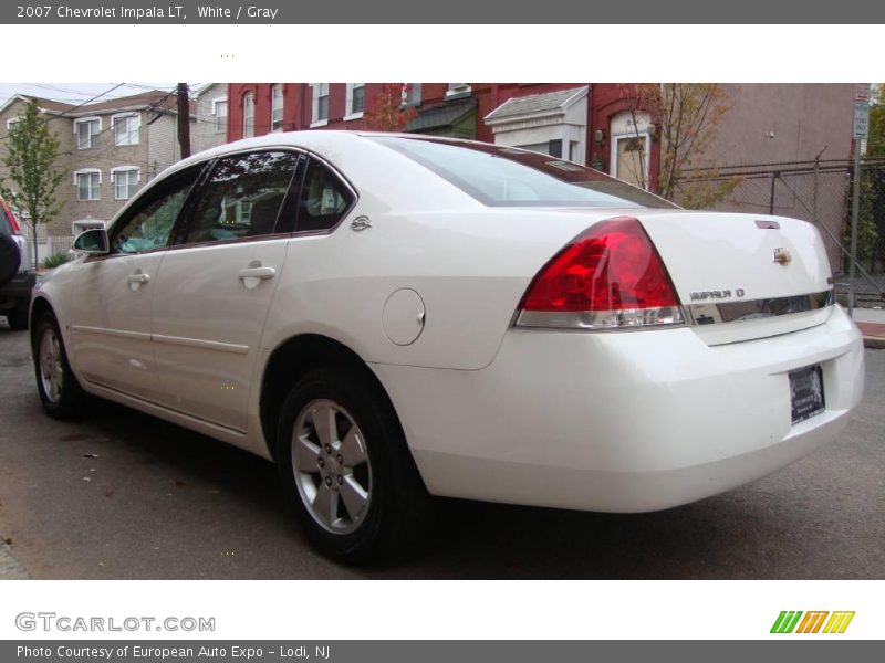 White / Gray 2007 Chevrolet Impala LT