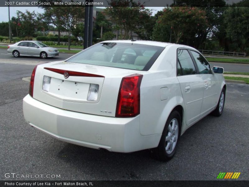 White Diamond / Cashmere 2007 Cadillac CTS Sedan