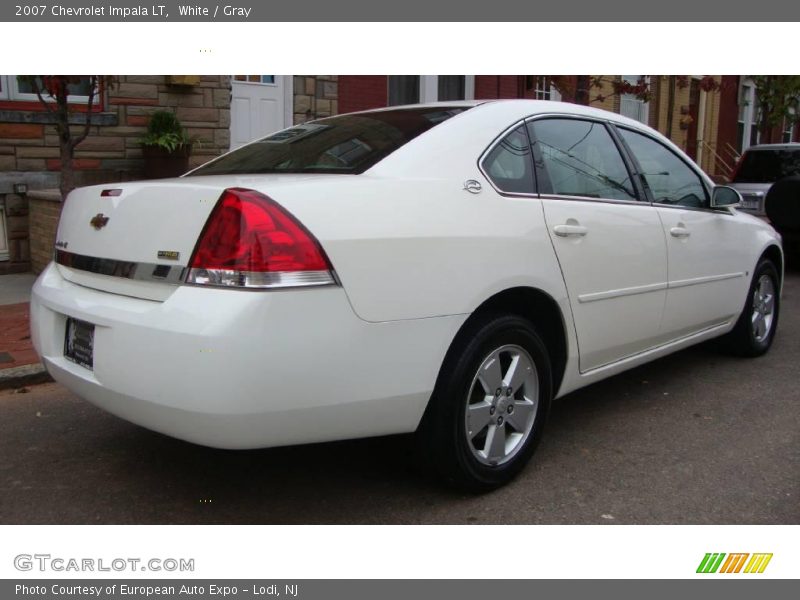 White / Gray 2007 Chevrolet Impala LT