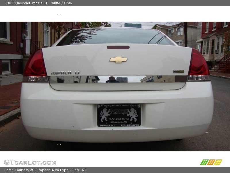 White / Gray 2007 Chevrolet Impala LT
