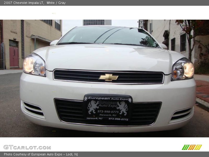 White / Gray 2007 Chevrolet Impala LT