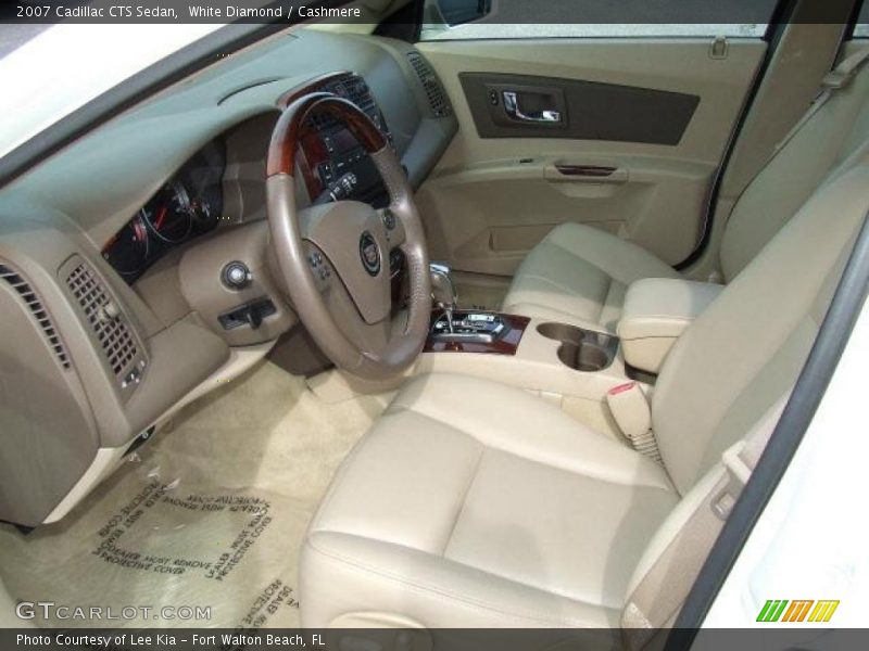 White Diamond / Cashmere 2007 Cadillac CTS Sedan