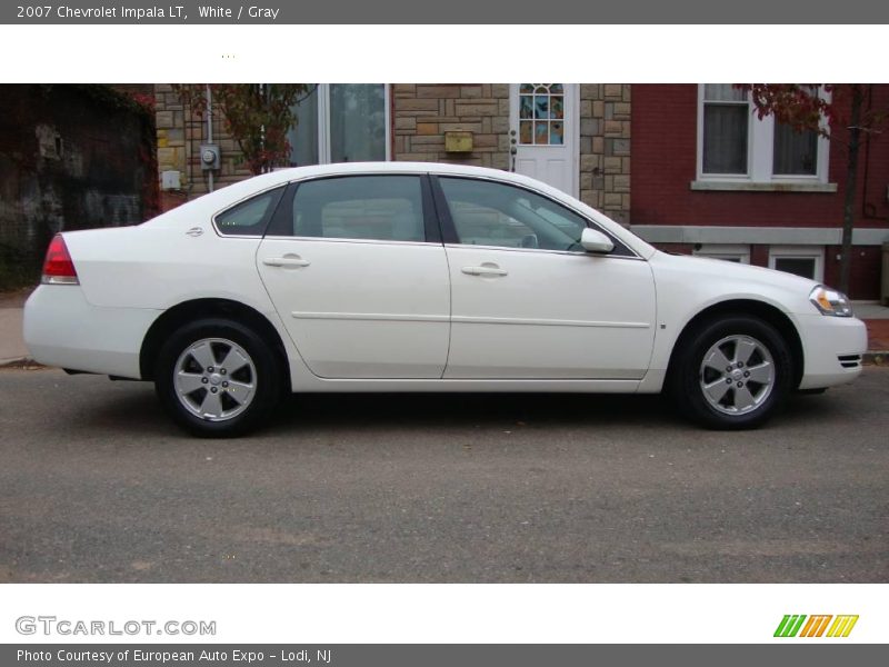 White / Gray 2007 Chevrolet Impala LT