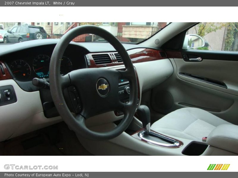 White / Gray 2007 Chevrolet Impala LT