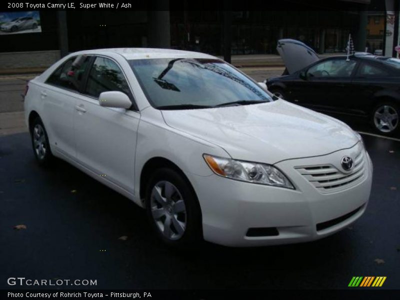 Super White / Ash 2008 Toyota Camry LE