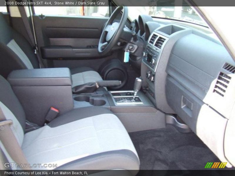 Stone White / Dark Slate Gray 2008 Dodge Nitro SXT 4x4