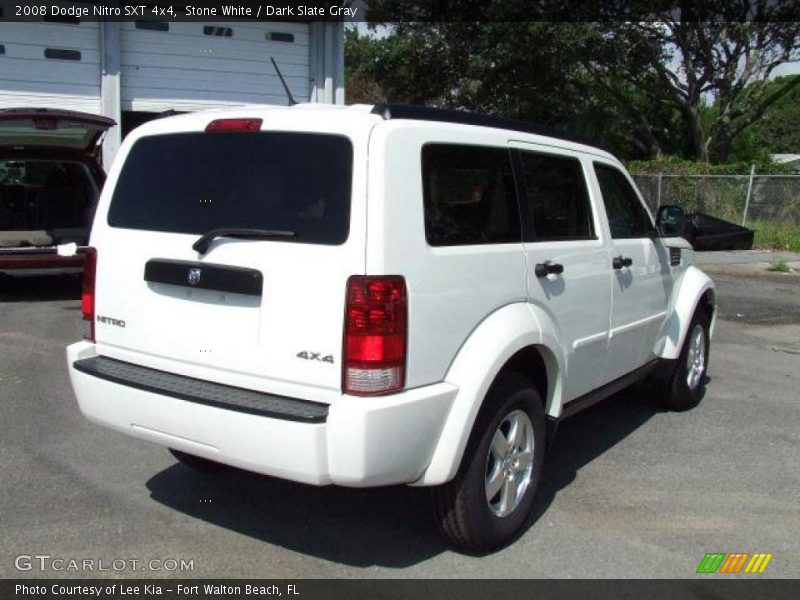 Stone White / Dark Slate Gray 2008 Dodge Nitro SXT 4x4