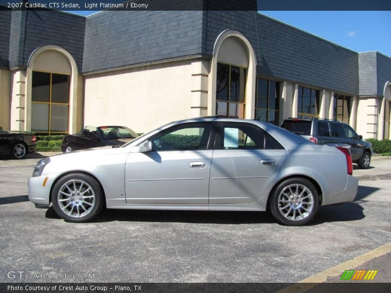 Light Platinum / Ebony 2007 Cadillac CTS Sedan