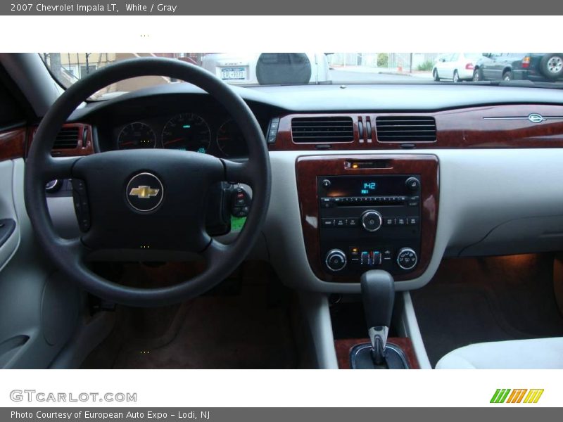 White / Gray 2007 Chevrolet Impala LT