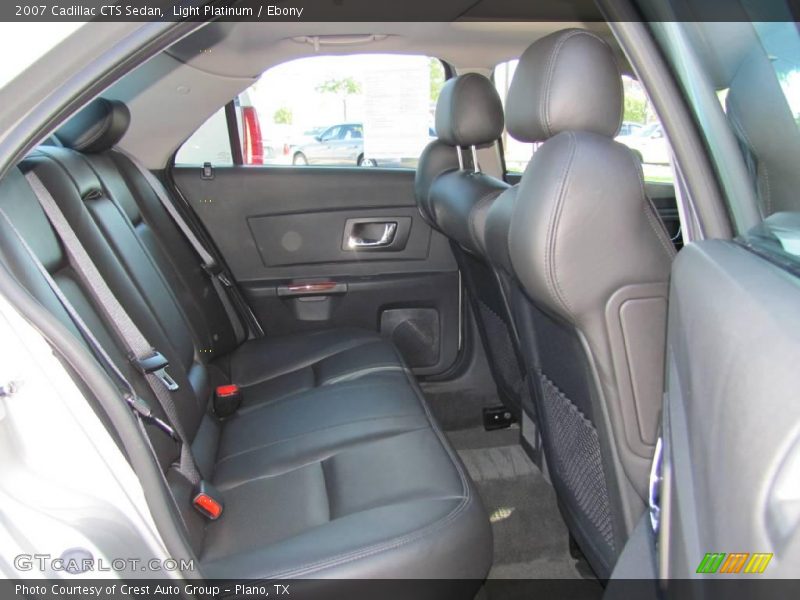 Light Platinum / Ebony 2007 Cadillac CTS Sedan