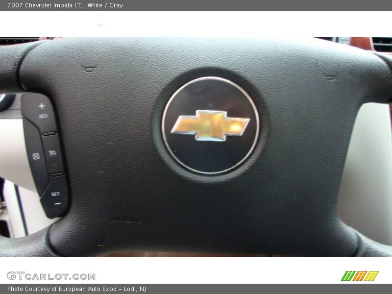 White / Gray 2007 Chevrolet Impala LT