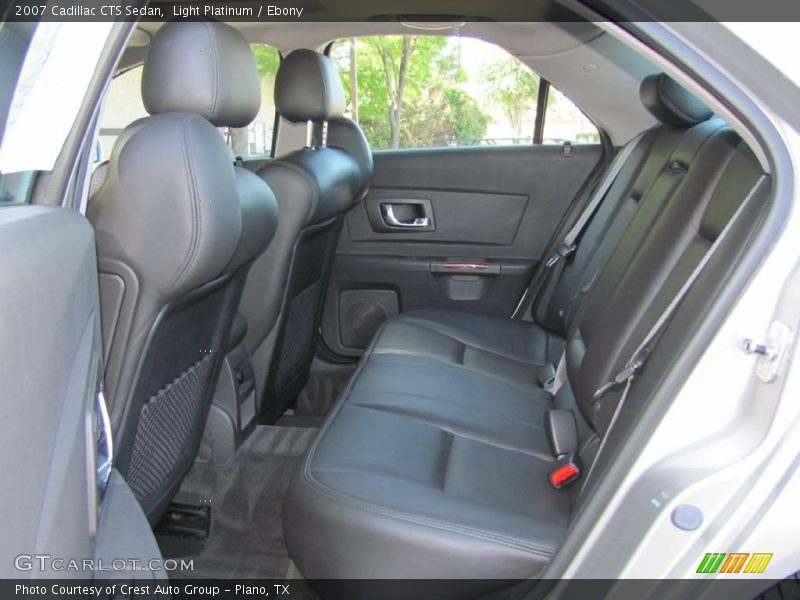 Light Platinum / Ebony 2007 Cadillac CTS Sedan