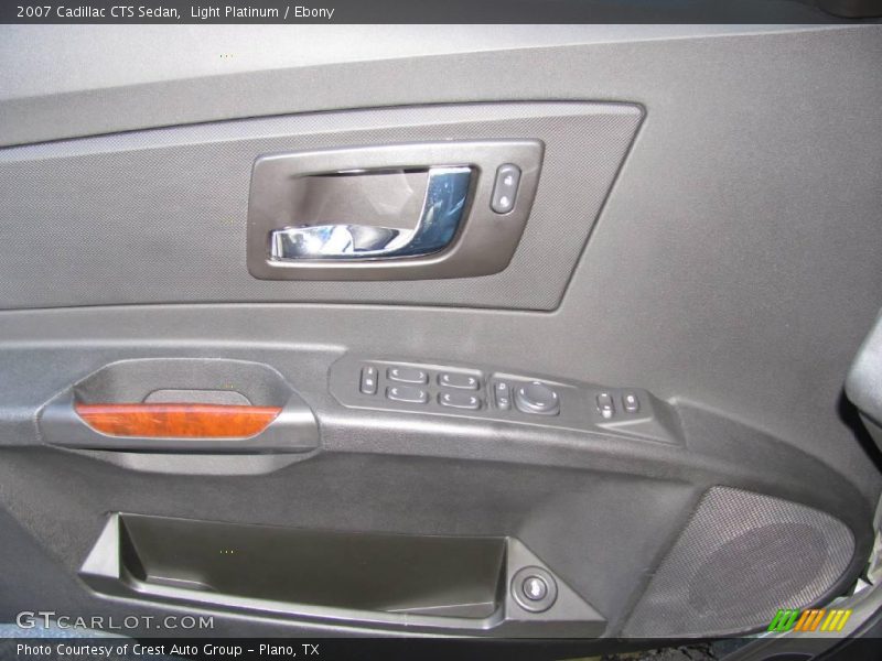 Light Platinum / Ebony 2007 Cadillac CTS Sedan
